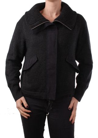 Diesel F-ANOUK GIACCA Damen Strickjacke Jacke Schwarz