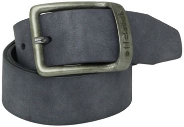 Diesel BANNYS CINTURA BELT Gürtel Herren Echtleder Schwarz