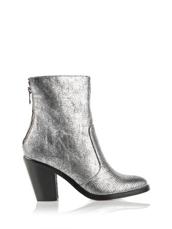 Diesel Damen Ancle Boots Stiefeletten " D-HEILY " Silber #352