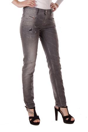 Diesel Belthy 0675C Damen Jeans Hose Slim Straight