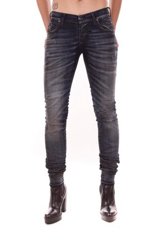 Diesel Grupee 0843Q Damen Jeans Hose Slim Skinny