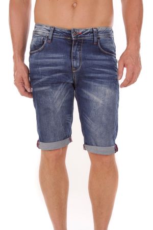 Cipo & Baxx Herren Jeans Capri Bermuda Shorts CK176 Blau