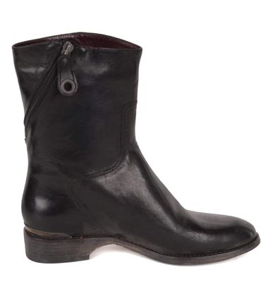 Tommy Hilfiger Damen Boots Stiefel Echtleder Schwarz  #30