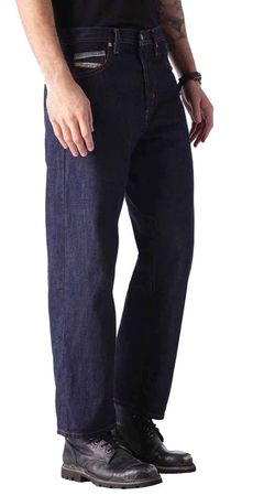 Diesel Herren Jeans Hose Khiro 0076C Regular Straight