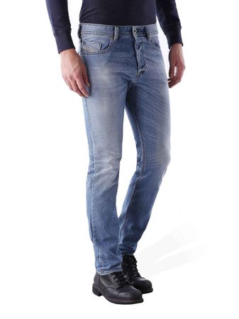 Diesel Buster 0842H Herren Jeans Hose Slim Tapered