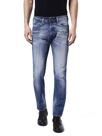 Diesel Herren Buster 084DD Jeans Hose Slim Tapered