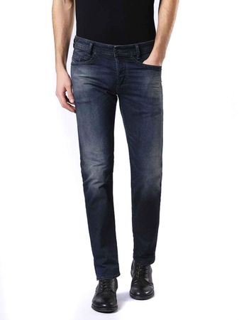 Diesel Herren Akee 0681H Jeans Hose Slim Tapered