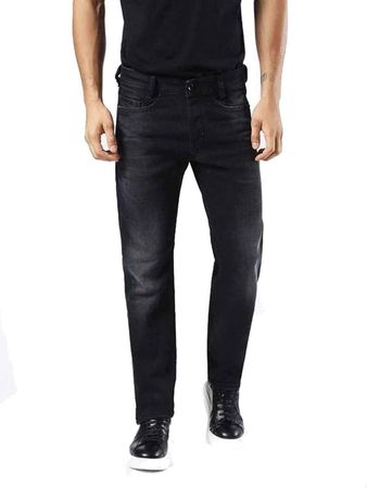 Diesel Herren Akee 0858J Jeans Hose Slim Tapered