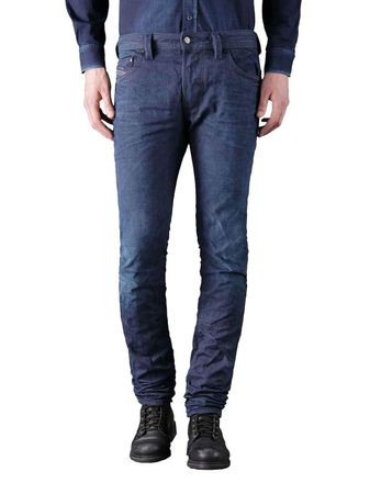 Diesel Thavar 0842B Herren Jeans Hose Slim Skinny