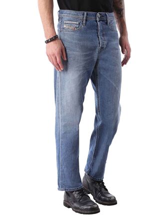 Diesel Herren Jeans Khiro 0852E Regular Straight