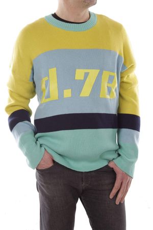 Diesel K-Monterey Maglia PULLOVER Herren Gelb Gr. L