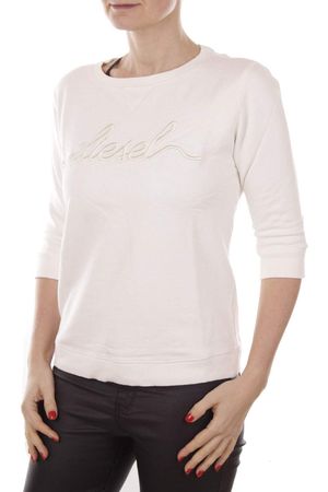 Diesel F-Radys Felpa Damen Sweatshirt Creme