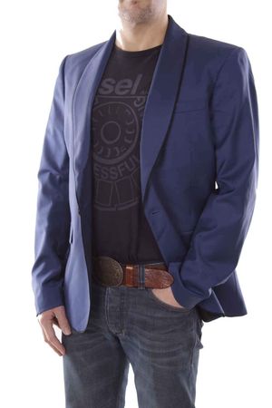 Diesel J-Batista GIACCA Herren Jacke Blazer Sakko Blau Gr. 50 (L)