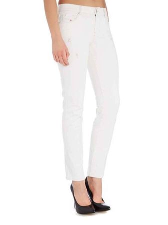 Diesel Sandy 0672Y Stretch Damen Jeans Hose Slim Straight