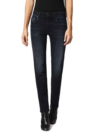 Diesel Sandy 0686B Stretch Damen Jeans Hose Slim Straight