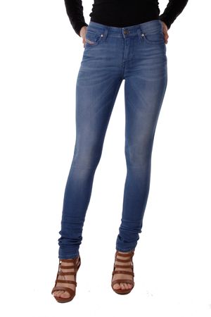Diesel Skinzee 0855S Damen Jeans Hose Skinny Super Slim