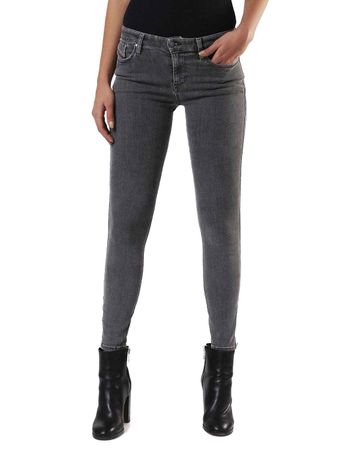 Diesel Skinzee-Zip 0681F Stretch Damen Jeans Hose Slim Skinny