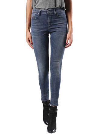 Diesel Skinzee-High 0677E Damen Jeans Hose Skinny