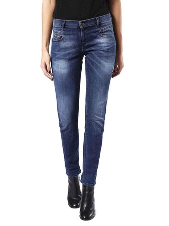 Diesel Belthy 0679I Damen Jeans Hose Slim Straight