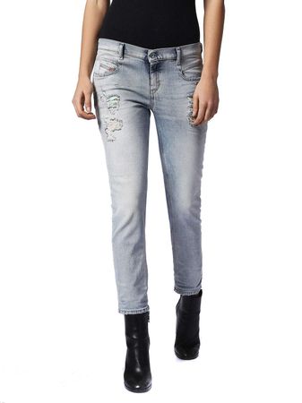 Diesel Belthy-Ankle 084DM Damen Jeans Hose Slim Straight