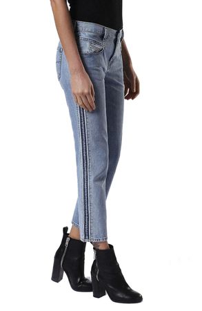 Diesel Belthy-Ankle 084FC Damen Jeans Hose Slim Straight