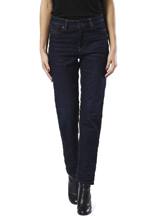 Diesel Reen 0860Z Stretch Damen Jeans Hose Regular Straight