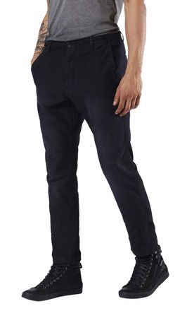 Diesel Chi-Phoenix-ST Pantaloni Stretch Herren Herren Hose Chino Schwarz