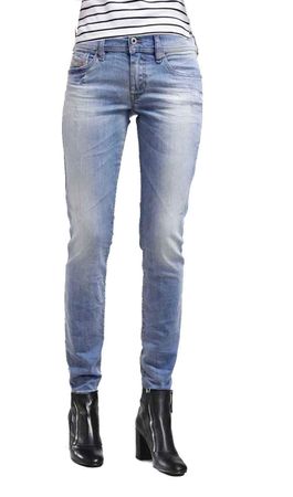 Diesel Francy 0666R Stretch Damen Jeans Hose Relaxed Skinny