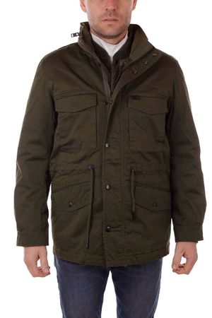 Diesel W-Draft Giacca Herren 3 in 1 Parka Jacke Khaki Gr. L