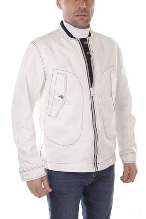 Diesel D-Darcy Giacca Herren Denim Jacke weiß Gr. L