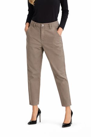 Diesel Fayza EVO-B Damen Hose Boyfriend Olivgrün