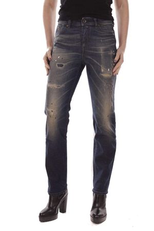 Diesel Reen 0854W Stretch Damen Jeans Hose Regular Straight