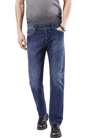 Diesel Waykee 0855L Herren Jeans Hose Regular Straight