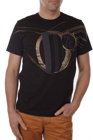 Diesel T-Joe-MA Herren T-Shirt Rundhals Kurzarm Schwarz