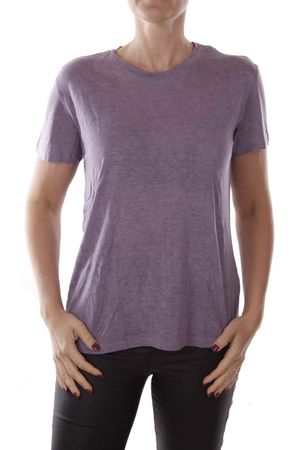 Diesel T.Moriplaque T-Shirt Damen Flieder