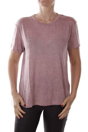 Diesel T.Moriplaque T-Shirt Damen Rose