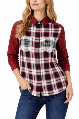 Diesel C-Eve Camicia Damen Bluse Kariert