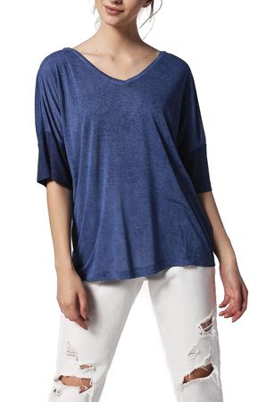 Diesel T-SAV Top Damen Shirt Blau