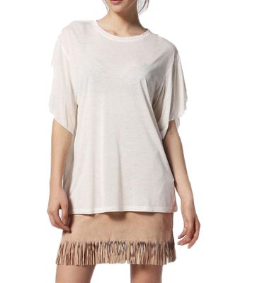 Diesel T-Peta Top Damen Shirt Creme