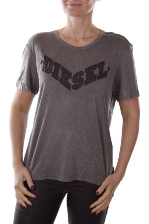 Diesel T-Morivglitter -Shirt Damen Schwarz
