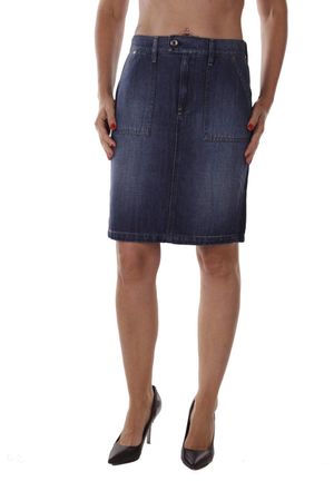 Diesel Damen Jeans Minirock Leinen