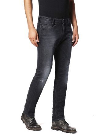 Diesel Herren Akee 0683Q Jeans Hose Slim Tapered