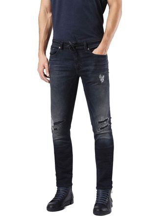 Diesel Thavar SP-NE 0676E Herren Jeans Hose Slim Skinny Joggjeans