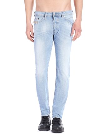 Diesel Belther 0839G Herren Jeans Hose Regular Slim Straight