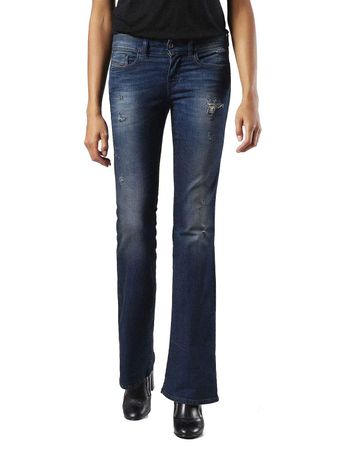 Diesel Lowleeh 0857C Damen Jeans Hose Slim Bootcut