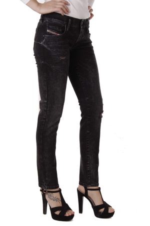 Diesel Grupee-RS R79B6 Damen Jeans Hose Slim Skinny