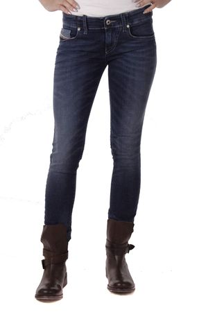 Diesel Damen Grupee-NE 0607R Sweat Pant Jeans Hose