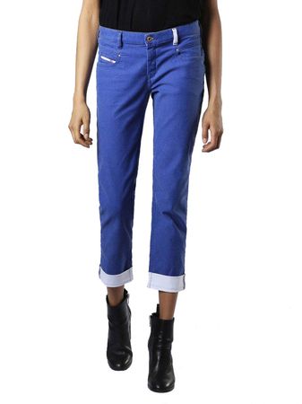 Diesel Belthy-Ankle 0682M Damen Jeans Hose Slim Straight