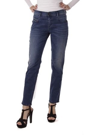 Diesel Belthy-Ankle 0675L Damen Jeans Slim Straight