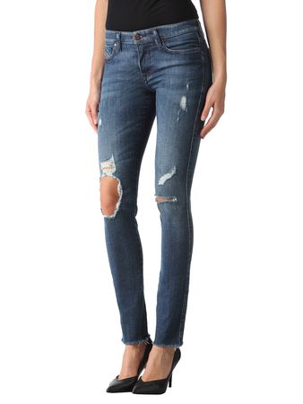 Diesel Skinzee-Low 0671V Damen Jeans Hose Skinny Super Slim